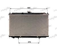 0121.3064 FRIGAIR Radiatore, Raffreddamento motore per NISSAN