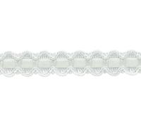 0125VLTG-PY-A1-Y10, Nastro Intrecciato, Bianco Puro [10 Yarde]