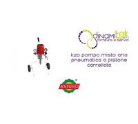 0142000 K20 POMPA MISTO ARIA PNEUMATICA A PISTONE CARRELLATA ASTURO