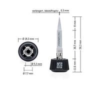 0142PDLF03L/SB punta saldante ago 0,3 mm longlife per stazioni saldanti ERSA