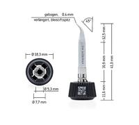 0142SDLF04L/SB Punta di saldatura angolata ago 0,4 mm longlife per stazioni s...