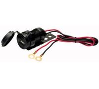01525 PRESA DA PANNELLO USB USCITA 5 VOLT 1 A AUTO BARCA CAMPER ALIMENTAZ 12 V