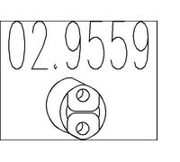 02.9559 MTS GOMMINO MARMITTA AUDI A4 2.0