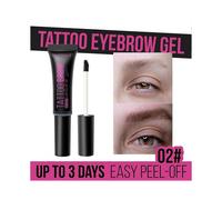 02#(B)$MLSMILE tear-off eyebrow glue, long-lasting, no smudge, waterproof, sweat-proof, easy to color, three-color eyebrow glue