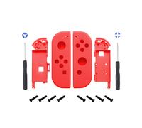 02 Custodia di ricambio per controller rosso sinistro destro L R per Nintendo Switch OLED Joy-Con