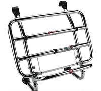 0201 FACO PORTAPACCHI ANTERIORE CROMATO PER VESPA PX 125 150 200 ARCOBALENO
