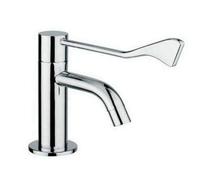 02150 Rubinetto per lavabo minimale con leva clinica con limitatore 6l/min IDRAL