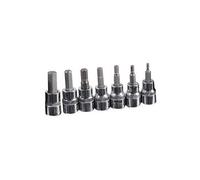 02210702 Hilka Tools Set Di Bit Esagonali, 3/8", 7 Pezzi