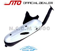 0233 MARMITTA SITO PLUS SCARICO TIPO ORIGINALE PIAGGIO LIBERTY 50 2T SFERA RST