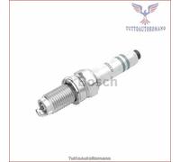 4x Bosch 0 241 145 523 Candele per Audi A4 Seat Skoda VW Golf VI 1.2 1.4 TSI