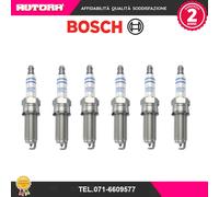 0242135509 6 Candele accensione YR7MPP33 (MARCA BOSCH)..