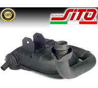 0243 SITO PLUS SCARICO MARMITTA TERMINALE NERO PER PIAGGIO VESPA T5 125 VNX5T