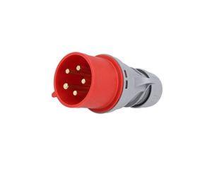 025-6TT Connettore: di alimentazione AC trifase spina maschio 32A PCE
