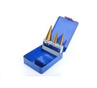 02573 SET 3 FRESE A GRADINO CONICHE HSS DA 4 A 30MM FRESA CONICA