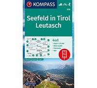026 seefeld in tirol - leutasch: 4in1 Wanderkarte, mit Aktiv Guide und Detailkarten inklusive Karte zur offline Verwendung in der KOMPASS-App. Fahrradfahren. Skitouren.