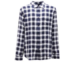 0286AI camicia uomo DIESEL men checked cotton shirt blue/white