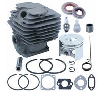 028AV 028 Kit pistone cilindro motosega 46 mm guarnizione olio foro incluso