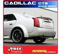 03-07 Cadillac Cts Sedan Tronco Spoiler Dipinta WA994L Luce Ossidato Argento Met
