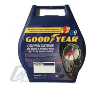 Catene da neve MIS. 030 77901 Goodyear a rombo 9 mm "G9" MISURA 165/65-12