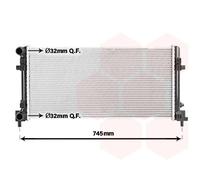 03012701 VAN WEZEL Radiatore, Raffreddamento motore per AUDI,SEAT,SKODA