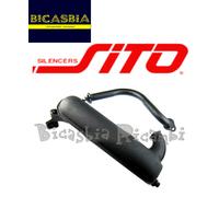 0302 - MARMITTA SITO SILURO NERA VESPA 125 ET3 - PRIMAVERA - BICASBIA