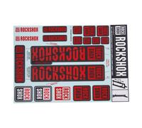 Kit di adesivi forcella biciclette fino al 2018 Rockshox Rouge 30/32 mm