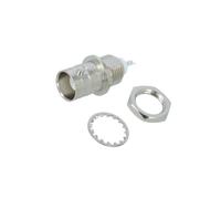 031-236 femmina BNC femmina dritta 50Ω saldatura per pannelli frontali PTFE A...