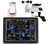 0310 Stazione Meteo Professionale Internet Wireless con Sensore Esterno Pluviometro Previsioni Meteo Indicatore del Vento NicetyMeter