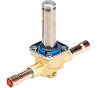 032L1209 = EVR 6, ODF, 1/2 ", elettrovalvola saldata diritta, funzione normalmente chiusa, corpo valvola in ottone, dimensione di uscita 6mm, dimensione dell'ingresso 1/2 ", imballaggio originale, mai