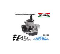 03302 CARBURATORE IMPIANTO ALIMENTAZIONE PHBH 28mm BS DELL'ORTO CON LEVA MANUALE