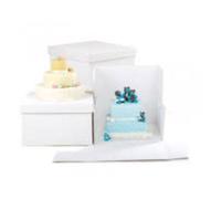 Scatola Porta Torta cubo Rigida per torte a piani - 41xh40cm
