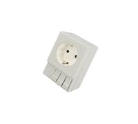 03500.0-01 Connettore tipo F 250VAC 16A Montaggio: DIN IP20 92x62x48mm STEGO