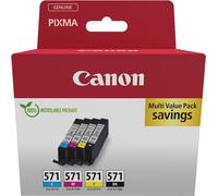 Canon 0386c008 cartuccia d'inchiostro 4 pz originale nero, ciano, magenta, giallo