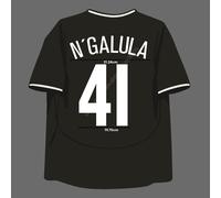 04-05 Man United Away Name Set - Rossi #42 (toppa di trasferimento termico in...