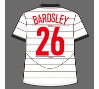 04-05 Man United Third Name Set - Bardsley #26 Velvet Fan Made Heat Transfer