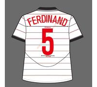 04-05 Man United Third Name Set - Ferdinand #5 Velvet Fan Made Heat Transfer