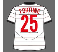 04-05 Man United Third Name Set - Fortune #25 Velvet Fan Made Heat Transfer