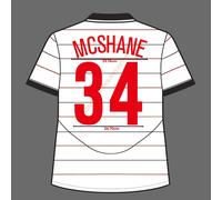 04-05 Man United Third Name Set - McShane #34 Velvet Fan Made Heat Transfer