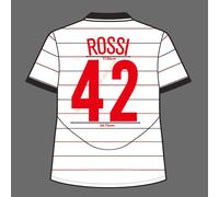 04-05 Man United Third Name Set - Patch trasferimento termico Rossi #42 Velve...