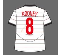 04-05 Man United Third Name Set - Rooney #8 Velvet Fan Made Heat Transfer Patch