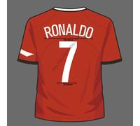04/05 Manchester Home Name Set - RONALDO #7 Velvet Heat Transfer Patch Fan Made