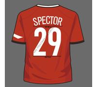 04/05 Manchester Home Name Set - SPECTOR #29 Stile coppa stampa personalizzata