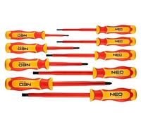 04-143 Set: cacciaviti isolati, slim Phillips, Pozidriv®, piatto NEO TOOLS