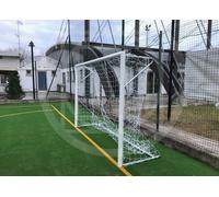 (04) COPPIA PORTE CALCETTO ACCIAIO CON BUSSOLE M. 3X2 + RETI CERTIF. UNI EN