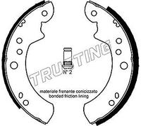 040.125 TRUSTING Kit ganasce freno per CARBODIES,FORD,LTI,METROCAB