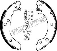 040.130K TRUSTING Kit ganasce freno per FORD,FORD AFRICA