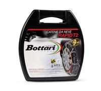 Catene Neve a Rombo Autobloccanti Acciaio 9mm 175/50-15 Montaggio Rapido Bottari
