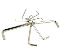 041121 Set di chiavi esagonali in acciaio 8 pz. IRIMO