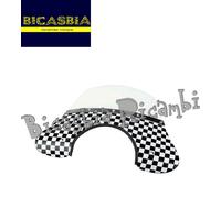 0413 - PARABREZZA CON STAFFE CUPOLINO A SCACCHI VESPA PX 125 150 200 ARCOBALENO