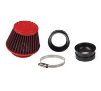 0417232 FILTRO ARIA MALOSSI MHR RED FILTER E18 Ø 42+50+60mm X 95 mm PER CARBU...